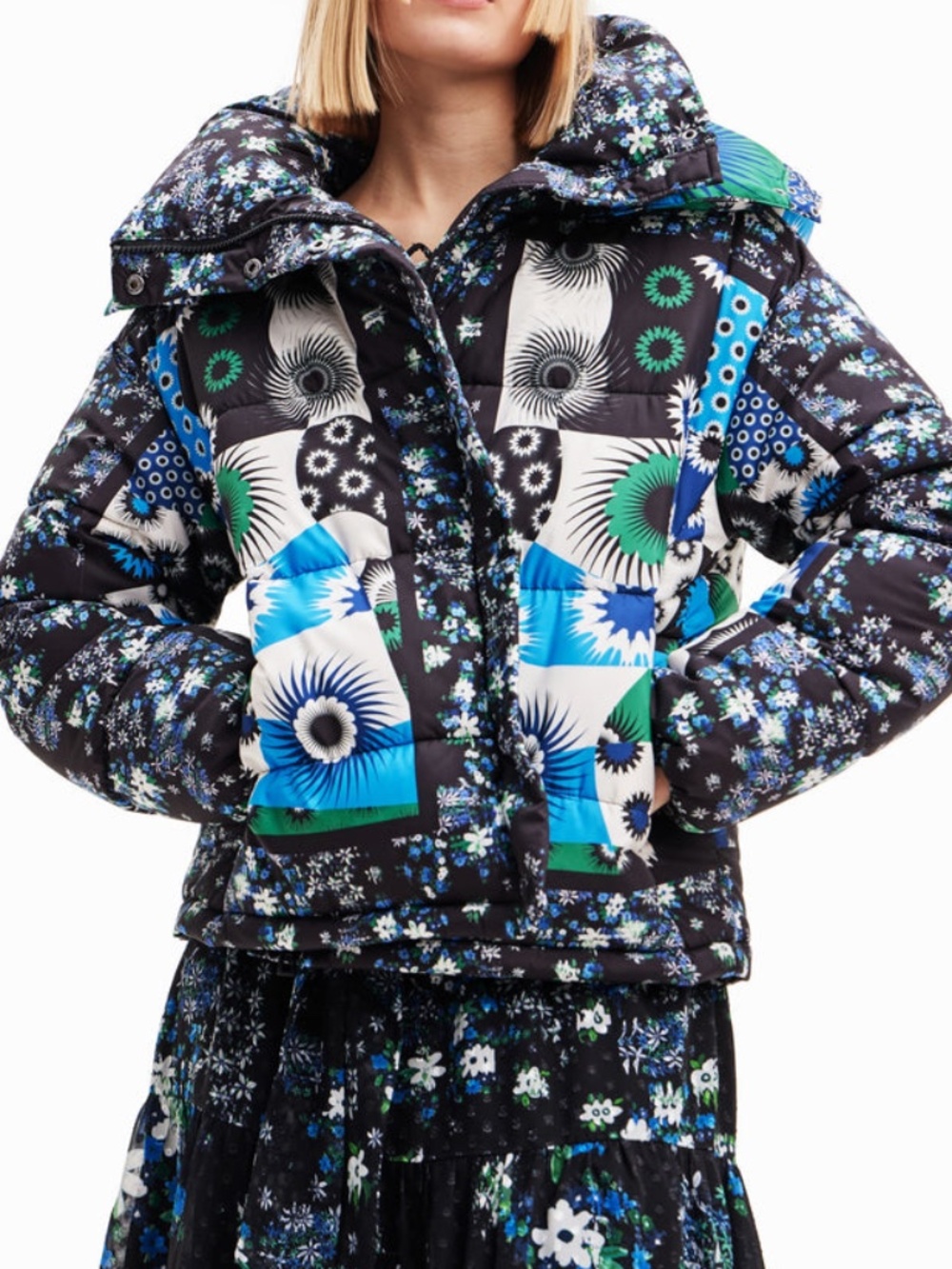 DESIGUAL PADDED SISSY COAT